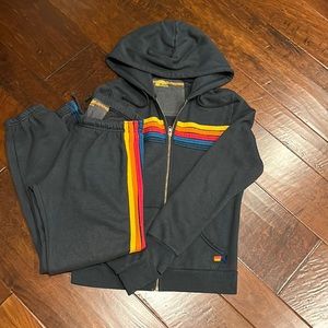AVIATOR NATION 5-Stripe Sweat set